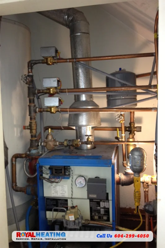 Boiler and hydronic heating equipment or service work