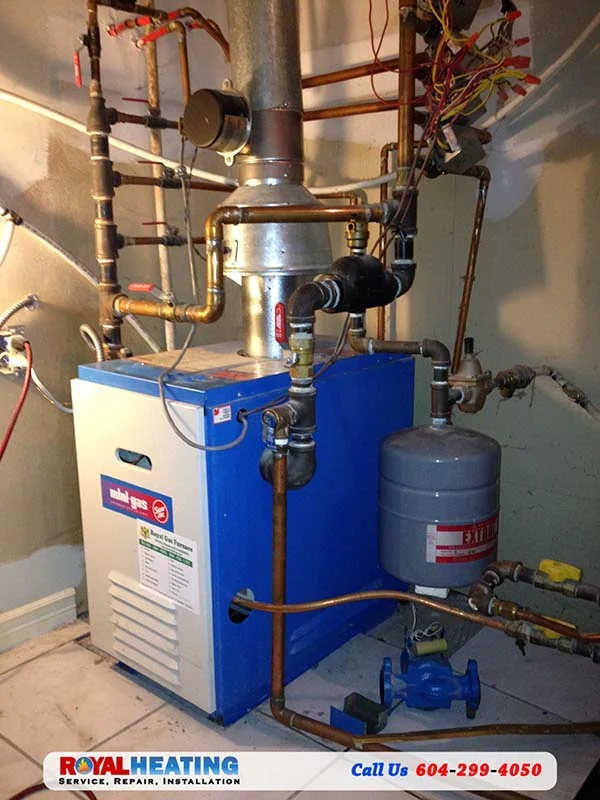 Boiler and hydronic heating equipment or service work