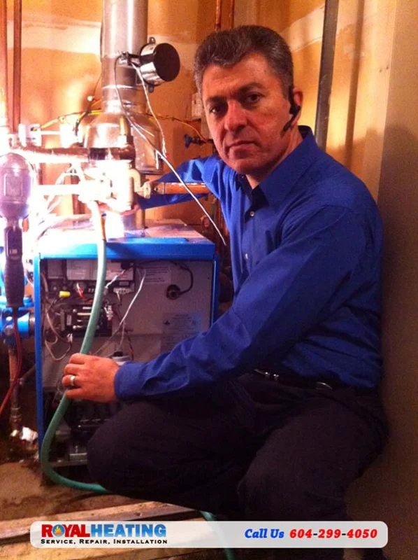 Boiler and hydronic heating equipment or service work