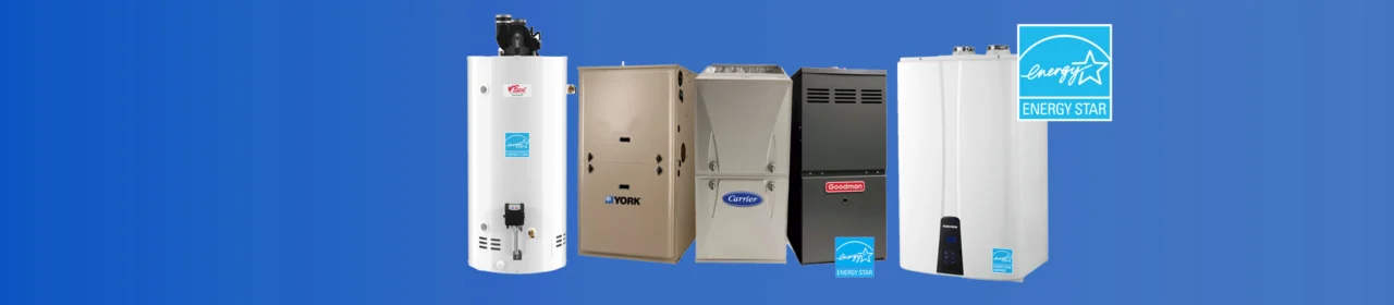HVAC rebate or promotional information graphic