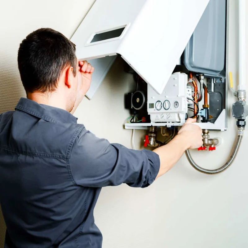Boiler and hydronic heating equipment or service work
