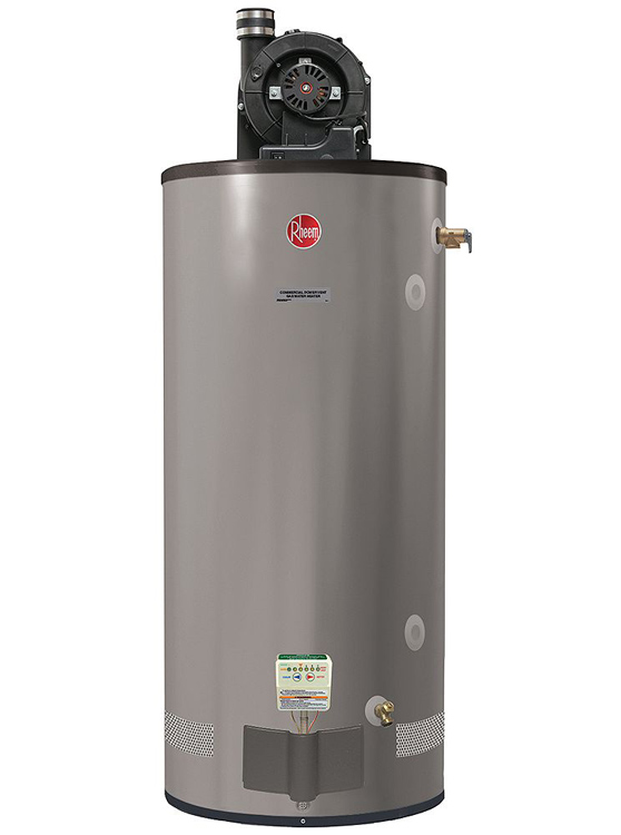 Residential hot-water tank equipment or service work