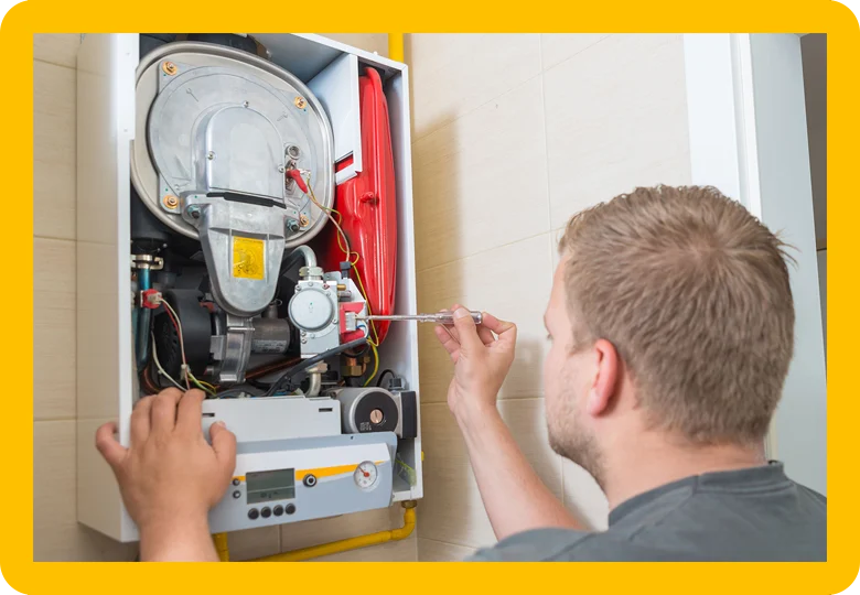 Boiler and hydronic heating equipment or service work