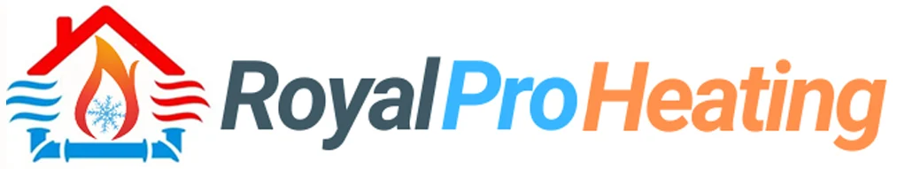 Royal Pro Heating company branding, team or service vehicle