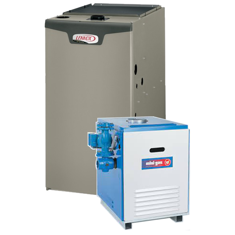 HVAC equipment and manufacturer product graphic