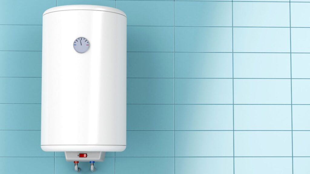Wall-mounted residential hot-water tank